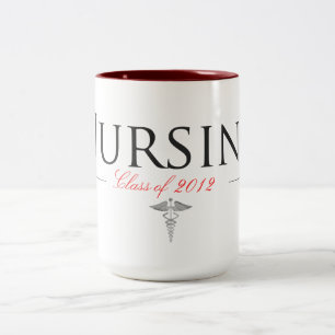 Krankenpflege-Studenten-Abschluss-Tasse Zweifarbige Tasse