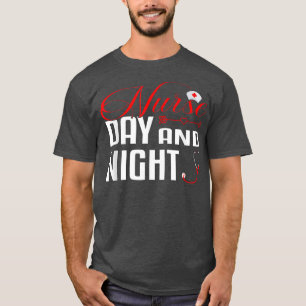 Krankenpflege Tag und Nacht Niedliche Krankenpfleg T-Shirt