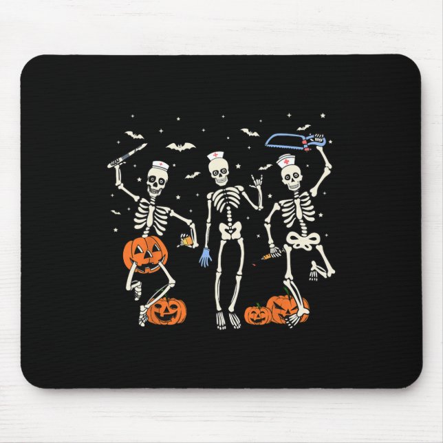 Krankenpflege zu Halloween 2 Mousepad (Vorne)