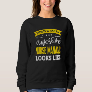 Krankenpflegemanager-Stellentitel Mitarbeiter Lust Sweatshirt