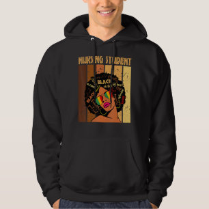 Krankenpfleger Afro Afro American Black History Hoodie