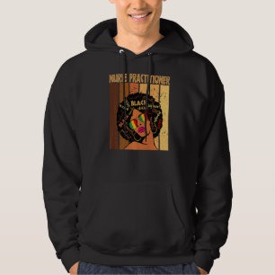 Krankenpfleger Afro American Black Hoodie