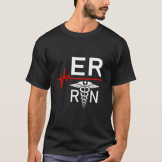 Krankenpfleger auf der Notfallstation ER Hebeat T-Shirt