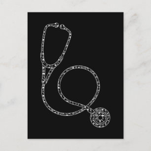 Krankenpfleger Dr. Stethoscope Nursing Postkarte