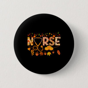 Krankenpfleger Erntedank Krankenpflege Fall Nurs Button