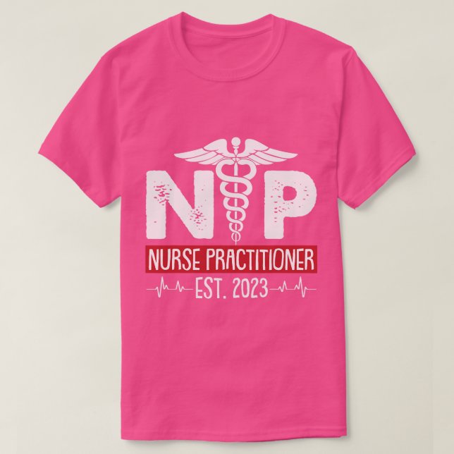 Krankenpfleger Est 2023 Abschluss Grad Studen T-Shirt (Design vorne)