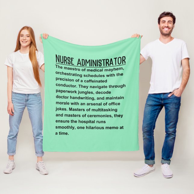 Krankenpfleger Fleecedecke (Beispiel)