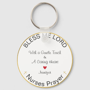 Krankenpfleger Gebet Personalisierten Segen Ich He Schlüsselanhänger