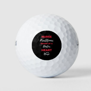 Krankenpfleger Gehirne eines Arzthelfs Herz Golfball