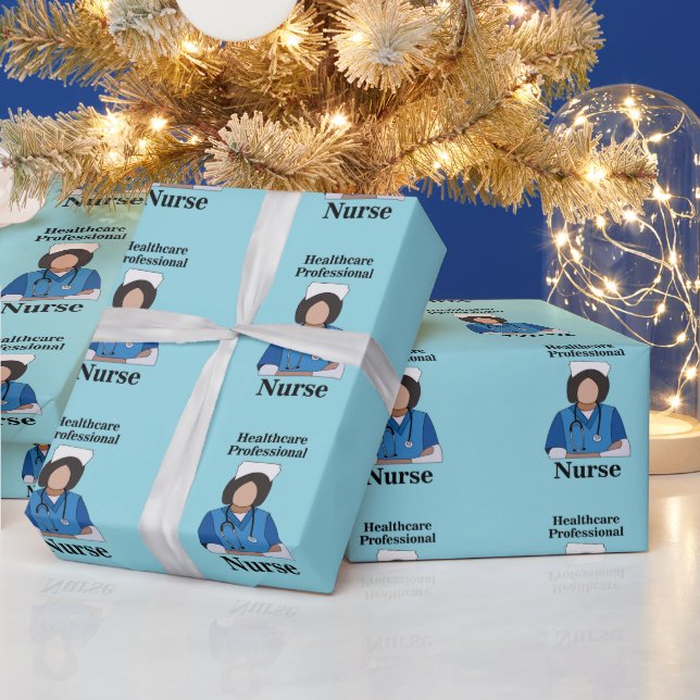 Krankenpfleger Gesundheitsfachmann Geschenkpapier (Feiertage)