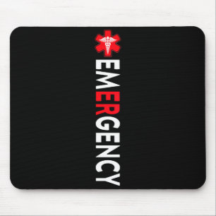 Krankenpfleger/in auf der Notfallstation Notaufnah Mousepad