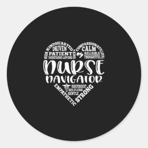 Krankenpfleger, Krankenpfleger Runder Aufkleber