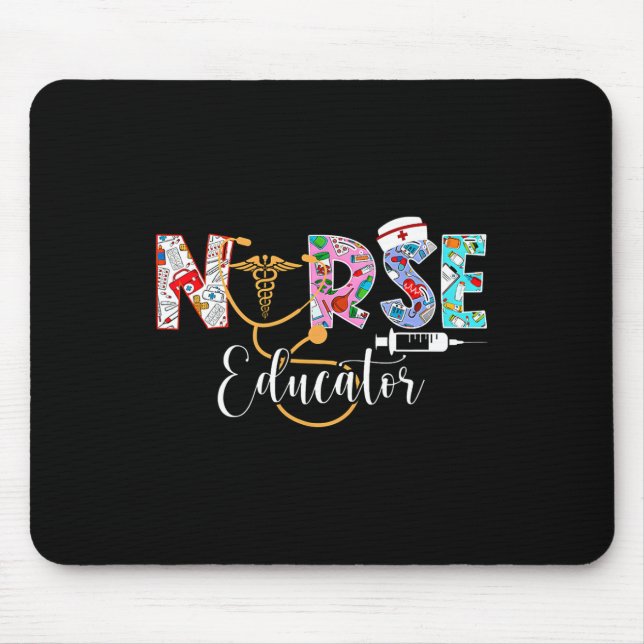 Krankenpfleger Kurlehrer Stethosco Mousepad (Vorne)