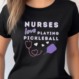 Krankenpfleger Liebe Pickleball Spaß Krankenschwes T-Shirt