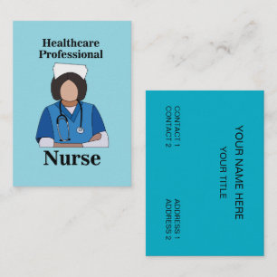 Krankenpfleger mit höherer Ausbildung Gesundheitsf Visitenkarte