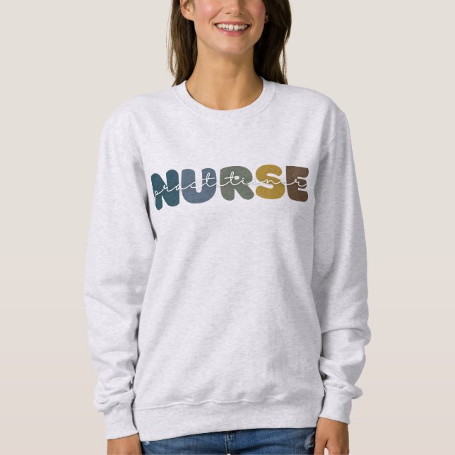 Krankenpfleger NP Bekleidung  Sweatshirt (Vorderseite)