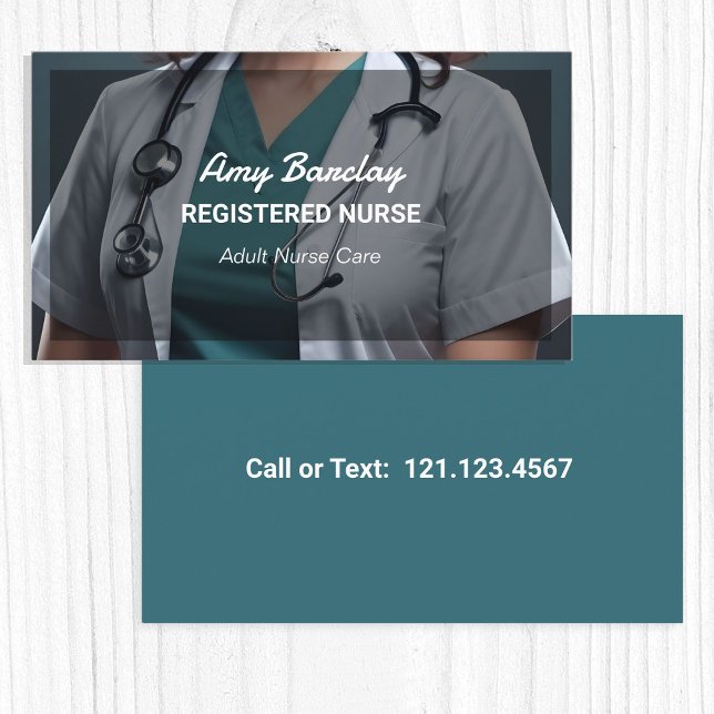 Krankenpfleger RN Visitenkarte (Nurse RN Business Cards)