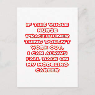 Krankenpfleger Spaß ... Modellieren Postkarte