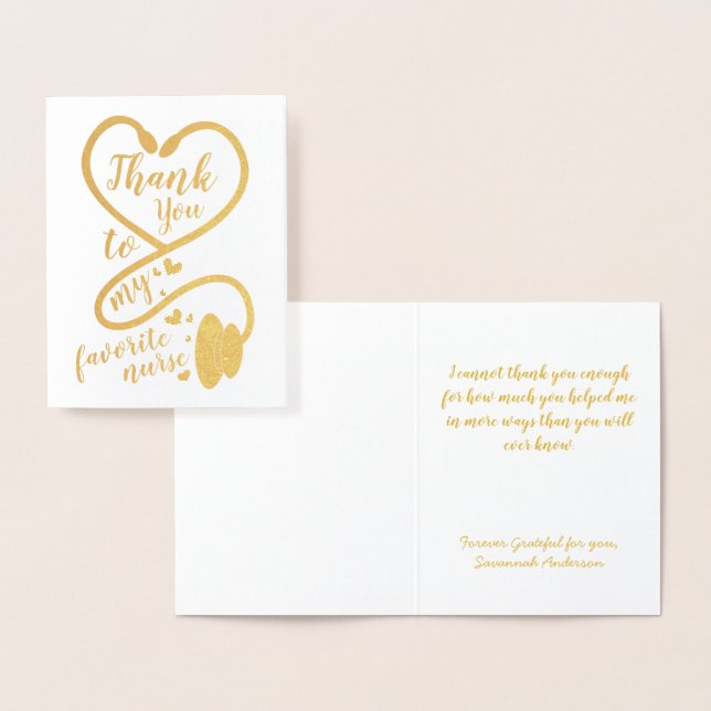 Krankenpfleger - Vielen Dank Folienkarte (Anzeige)