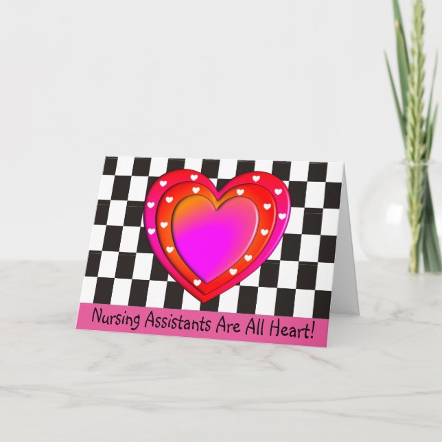 Krankenpfleger Vielen Dank Karte (Vorderseite)