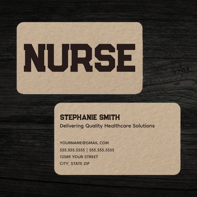 Krankenpfleger Visitenkarte (Nurse Business Cards)