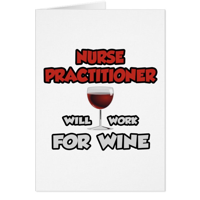 Krankenpfleger ... wird für Wein arbeiten (Vorne)