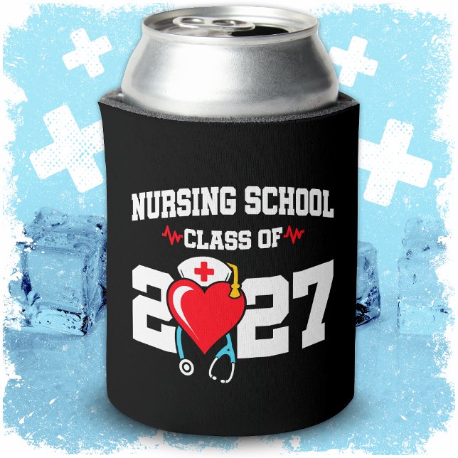 Krankenpflegerakademie 2027 Abschluss Nurse Dosenkühler (Von Creator hochgeladen)