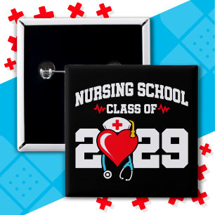 Krankenpflegerakademie 2029 Abschluss für Krankenp Button