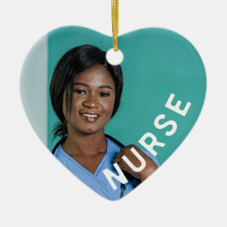 Krankenpflegerin, ein typisches Foto Keramik Ornament