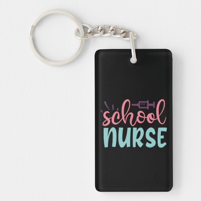 Krankenpflegerin Schlüsselanhänger (Vorderseite)