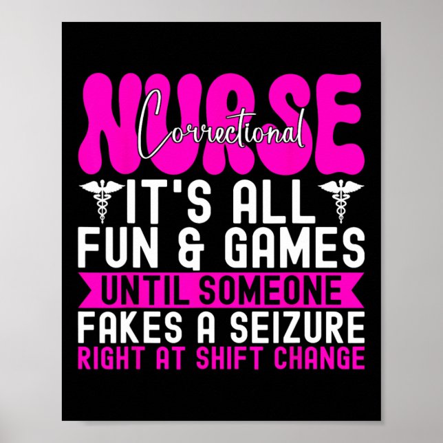 Krankenpflegerkrankenhaus Poster (Vorne)
