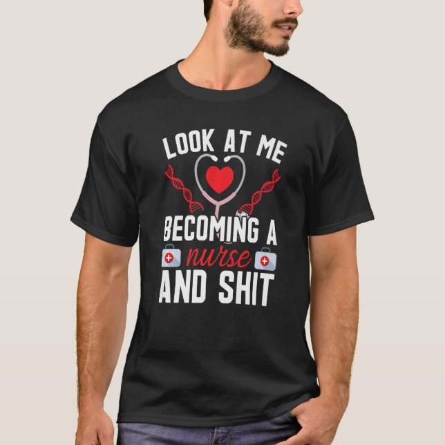 Krankenpflegerschule T-Shirt (Vorderseite)