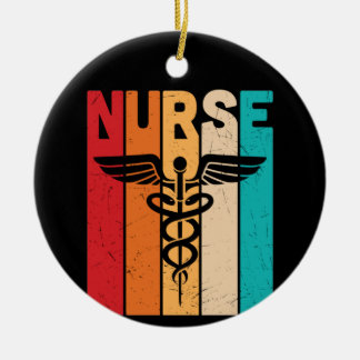 Krankenpflegeschenk Keramik Ornament