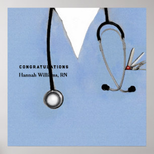 Krankenpflegeschule Abschlussfeier Poster