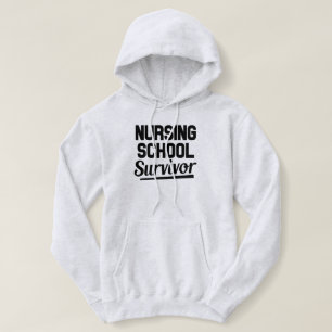 Krankenpflegeschulüberlebender lustige hoodie