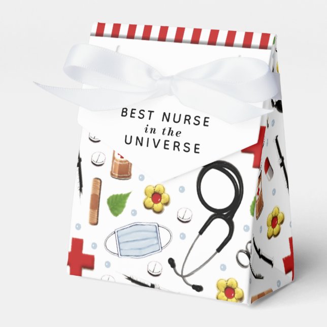 Krankenpflegesenkbox Geschenkschachtel (Vorderseite)