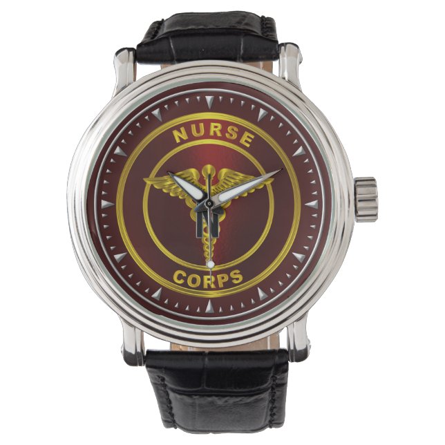 Krankenpflegeskorps Armbanduhr (Vorderseite)
