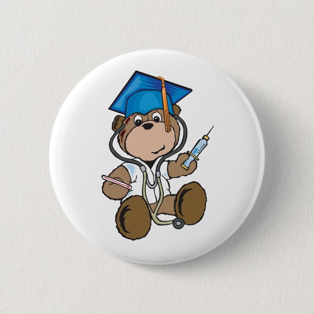 Krankenschwester-Abschluss-Geschenke u. Button (Vorderseite)