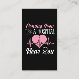 Krankenschwester Abschluss Krankenhaus RN Krankenp Visitenkarte