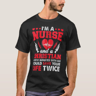 Krankenschwester Absolventin Christlich Coole Kran T-Shirt