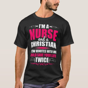 Krankenschwester Absolventin Christlich Coole Kran T-Shirt