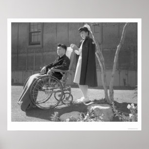 Krankenschwester Aiko Hamaguchi u. Tom Kano 1943 Poster