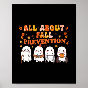 Krankenschwester Alles über Sturzprävention Süße G Poster