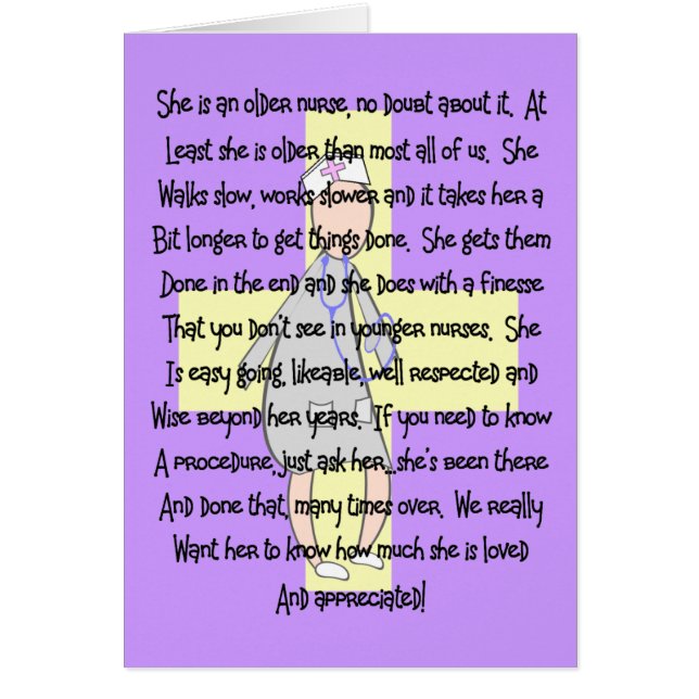 Krankenschwester älter u. (Vorne)