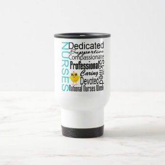 Krankenschwester-Anerkennungs-Collage - Reisebecher