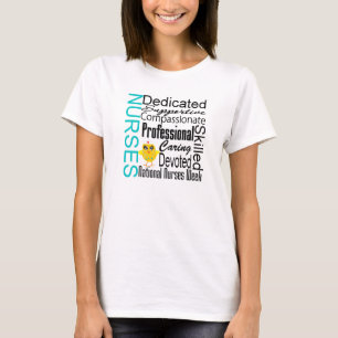 Krankenschwester-Anerkennungs-Collage - T-Shirt