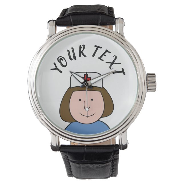 Krankenschwester Armbanduhr (Vorderseite)