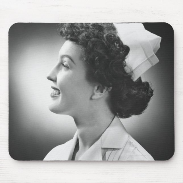 Krankenschwester-Aufstellung Mousepad (Vorne)