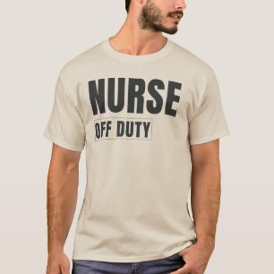 Krankenschwester außer Dienst Modernes Pflegedes T-Shirt