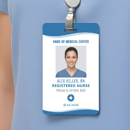 Krankenschwester-Ausweis mit Foto für Krankenhausp Ausweis
